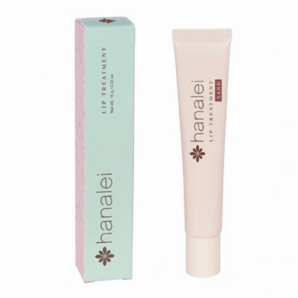 💎 Hanalei Kukui Oil Lip Treatment in Shade Sand Full-Size New In Box